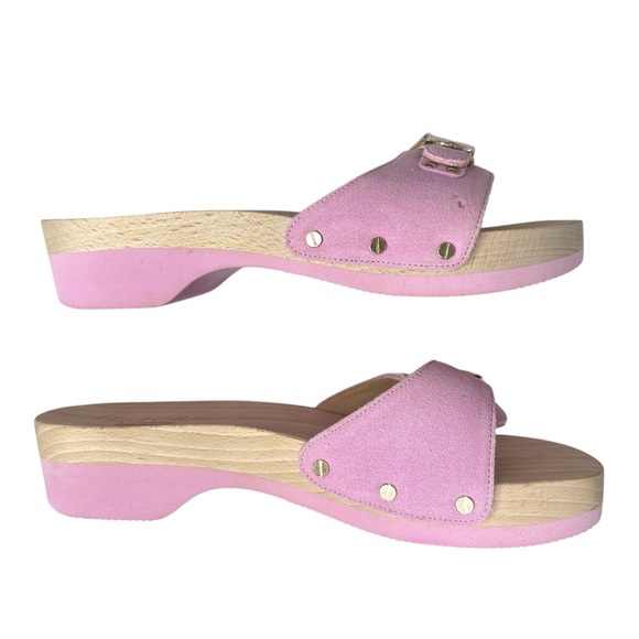 DR. SCHOLL'S Original Wooden Slide Exercise Sandal X Kate Spade Pink Shoe Size 9 - Picture 11 of 14